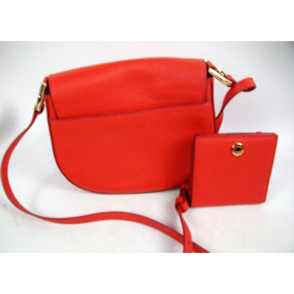 Cole Haan Shoulder Bag One Crossbody Leather Red /Ladies with Wallet. - Picture 2 of 12